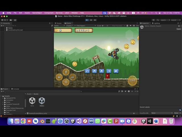 moto bike challenge unity source code