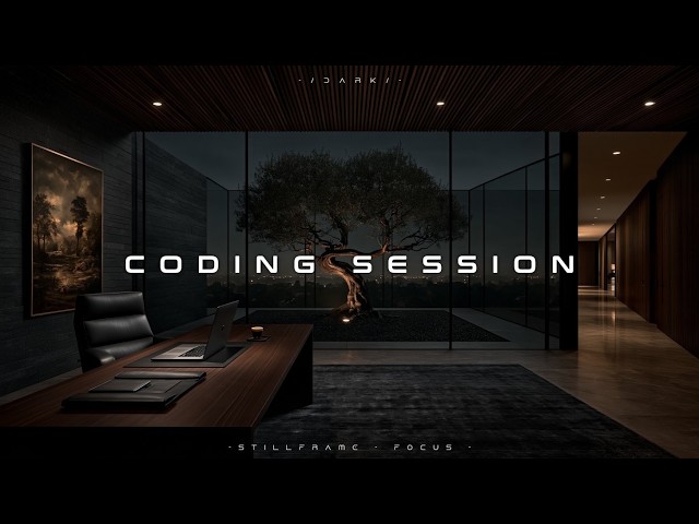 Dark Ambient Music for Late Night Focus | Deep Work & Coding Flow State Sessions