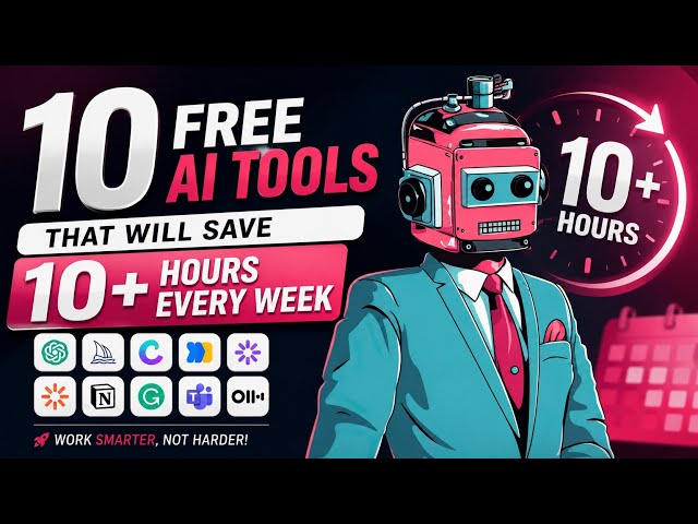10 basic free AI tools for time saving situation  #ai    #tech  #tools 