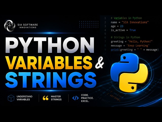 Variables & Strings In Python