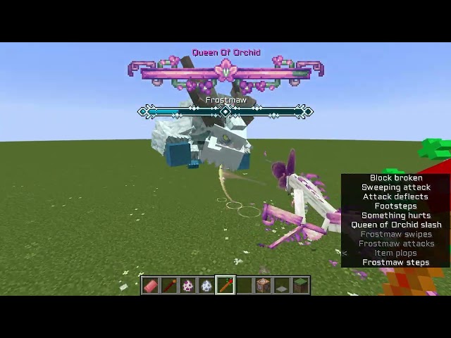 Queen of Orchid vs Frostmaw - Minecraft Java