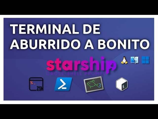 Configura tu terminal para que no sea aburrido con starship