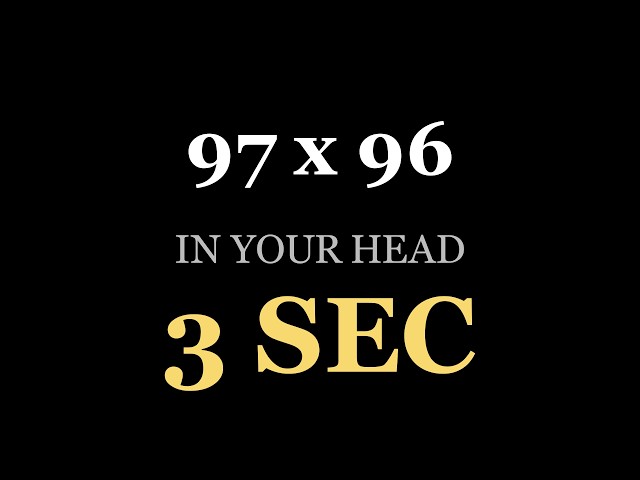 7 Mental Math Tricks Schools Never Taught You