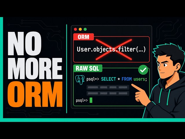 Stop Relying on ORMs! - Raw PostgreSQL Crash Course