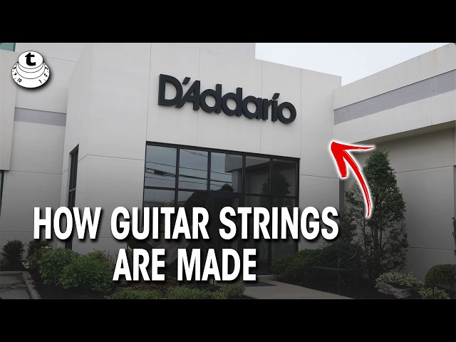 D'Addario Factory Tour & Interview | Guitar Strings Explained