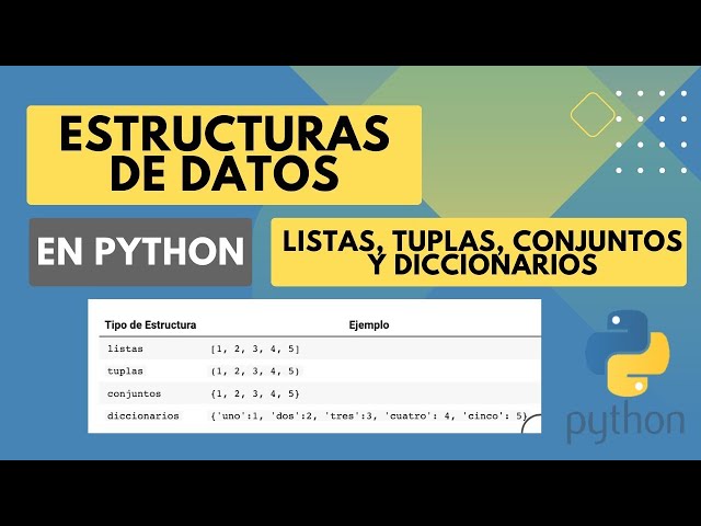 09 - Listas - 10- Sets - Diccionarios en Python