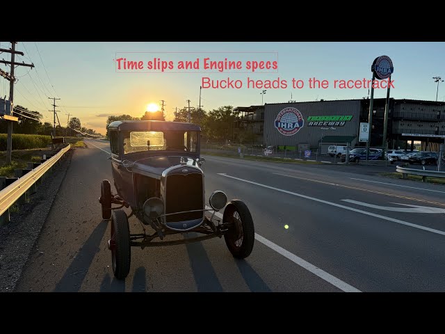 Bucko takes the Coup to the drag strip and 327 engine specs