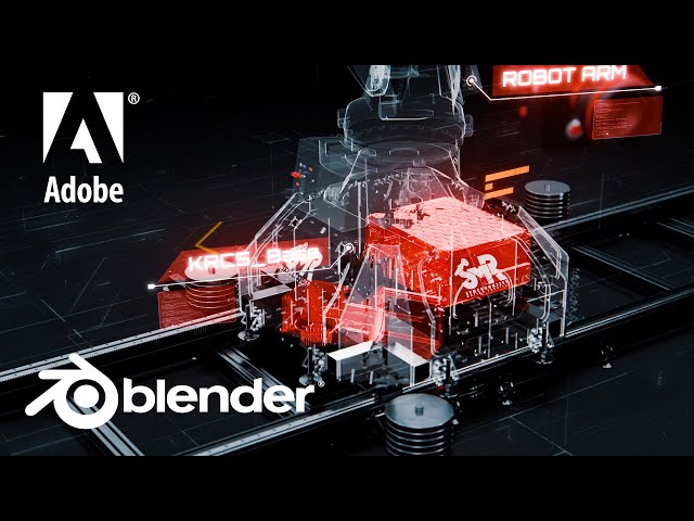 Futuristic Hi-tech 3D Product Animation | BLENDER | After Effects
