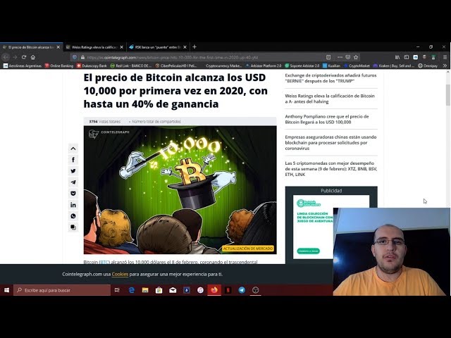 Bitcoin superó los 10000 USD 🚀 y es la MEJOR CRIPTO. RSK da interoperabilidad 🔄 a Bitcoin y Ethereum