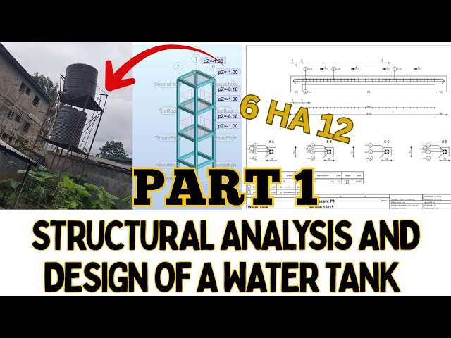 MODELING, DESIGN & ANALYSIS OF A WATER TOWER ON ROBOT STRUCTURAL 
