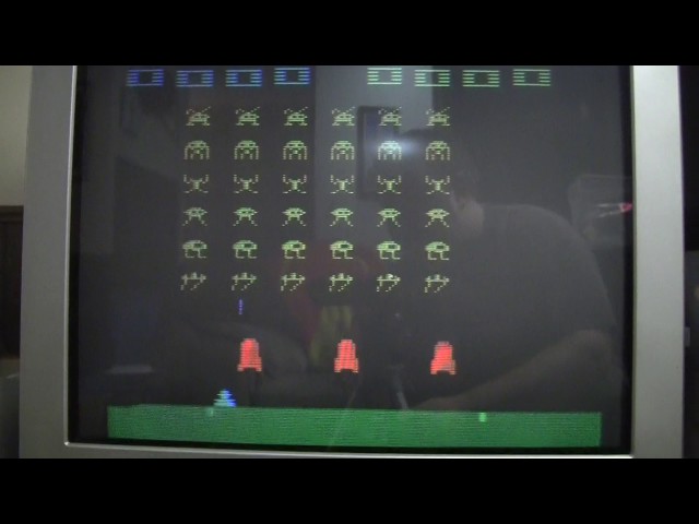 Atari 2600 Space Invaders Double Fire Trick