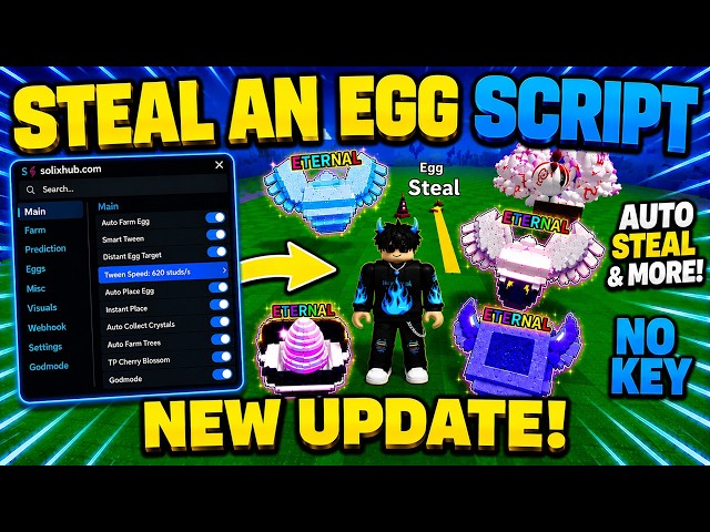 [NEW!] STEAL AN EGG SCRIPT🔥*NO KEY* How to GET STEAL AN EGG SCRIPT🥚Auto Steal, Instant Steal & More!