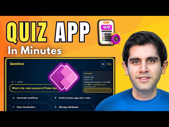 Power Apps QUIZ App in Minutes