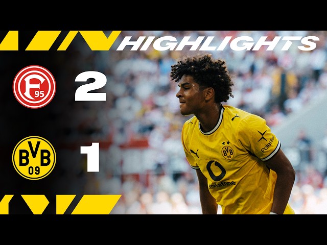 Albert’s first goal for the first team | Fortuna Düsseldorf – BVB | Highlights