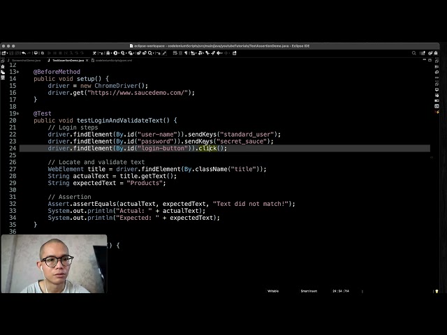 How to Assert Text (Tutorial) | Selenium + TestNG + Java