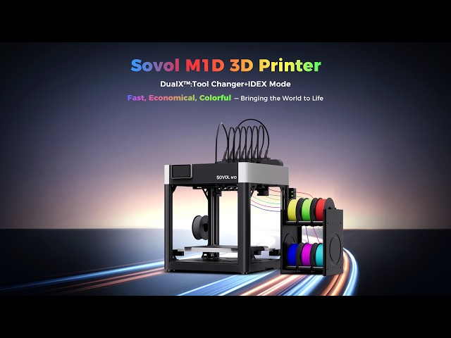 Conoce la Sovol M1D: la primera impresora 3D IDEX del mundo con cambio de herramientas.
