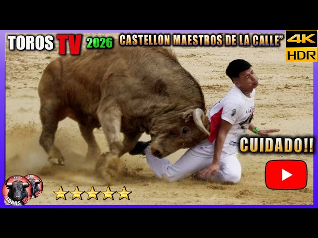 Toros Castellon 2026!! Maestros de la Calle, Espectaculo increible!!! Toros tv 🟢