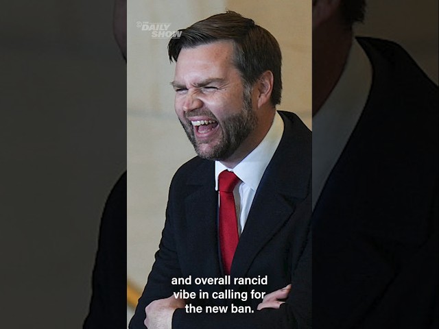 "Please ban us!" Journalists beg White House to ban them from covering JD Vance #DailyShow #JDVance