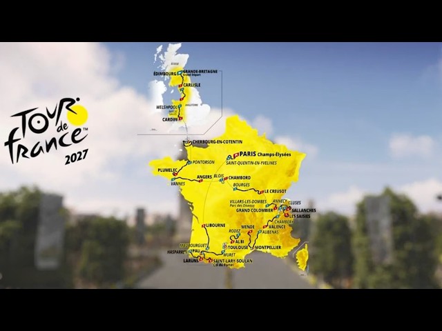 TOUR DE FRANCE 2027 - Découvrez le parcours en intégralité
