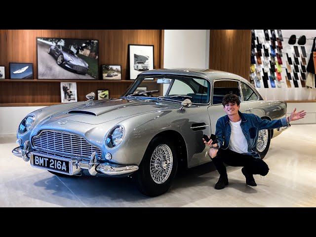 JAMES BOND’S $3,000,000 ASTON MARTIN DB5 | The Gadgets Still Work !!