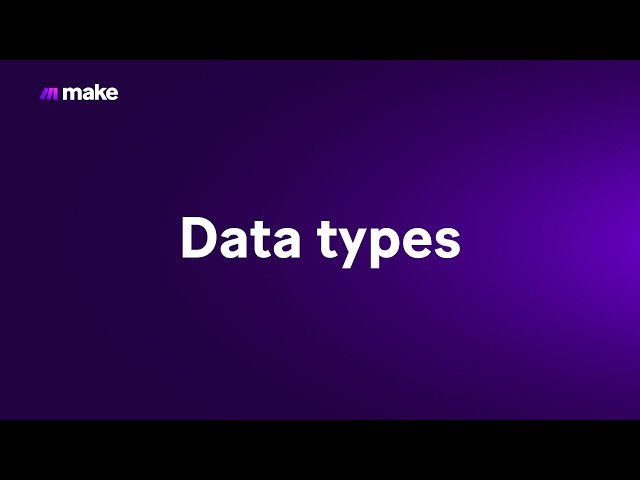 Data types