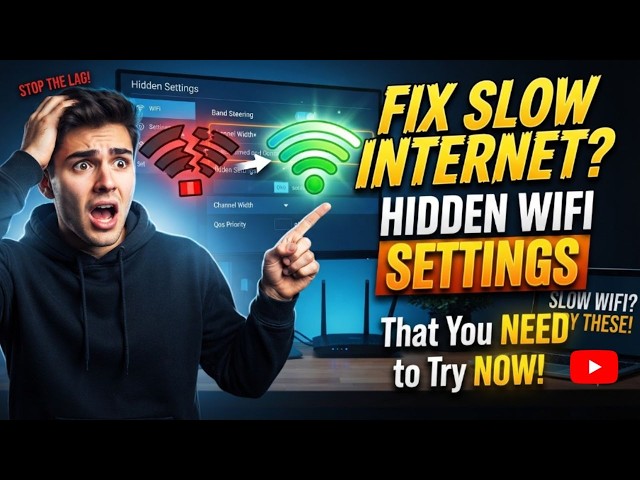 Hidden WiFi Settings That Can Fix Slow Internet! Try These Now