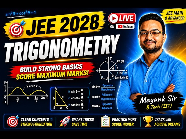 V : jee main /advance class 11 mathematics : Trigonometry class-4 ( 1 august 2026 )