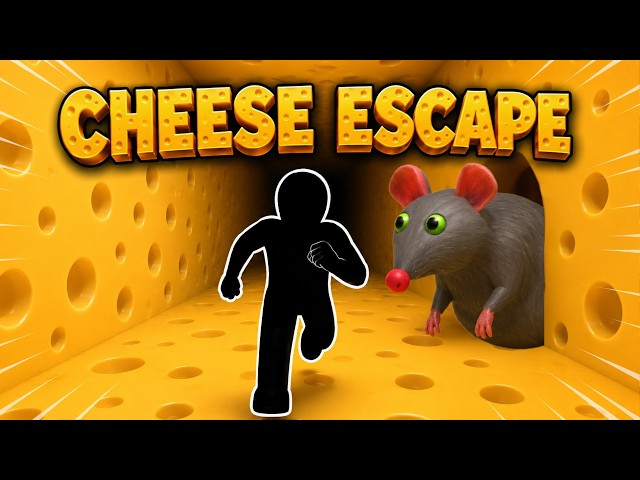 CHEESE ESCAPE 🧀 Immersive Interactive Warm Up | Roblox Rat Chase | Viral Interactive Game | 4K
