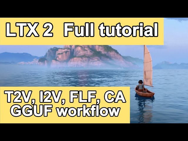 LTX-2 Full GGUF Workflow Setup Tutorial (Text, Image First/Last Frame, Custom Audio)