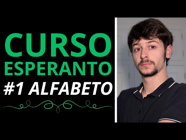El Alfabeto | CURSO ESPERANTO | Dídac Folch | #1