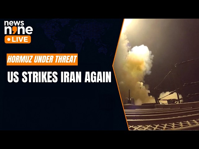 US Strikes Iran Again: Tehran Retaliates With Missiles, Drones | Hormuz Tensions Rise | News9