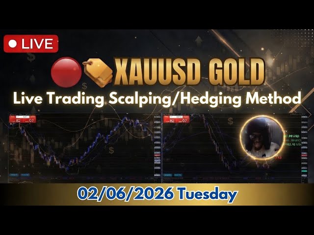 🔴🪙Testing XAUUSD GOLD Live Trading Scalping Started with $6,000 | 02/06/2026