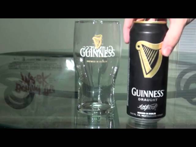 How to Properly Pour a Can of Guinness