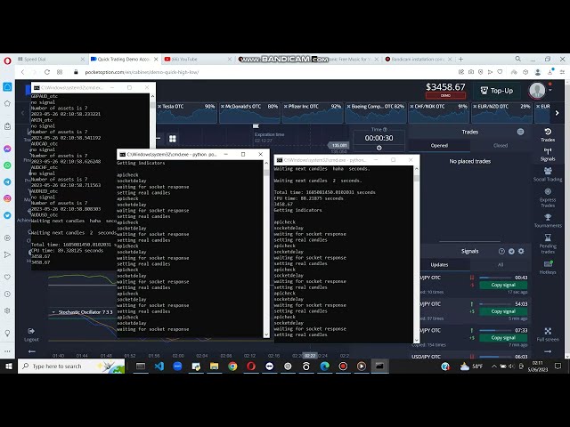 PocketOption Complete Python API for automated multi-assets binary trading strategies