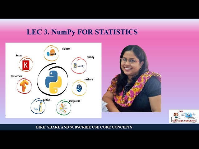 Lec.3 NumPy for STATISTICS