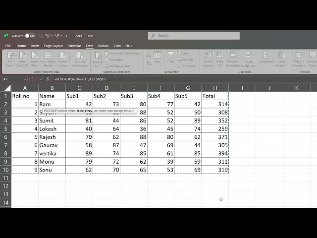 Vlookup and Dget function in Ms Excel@COMPUTEREXCELSOLUTION #excel #msexcelcourse