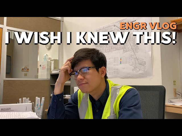 3 THINGS I WISH I KNEW BEFORE WORKING AS CIVIL ENGINEER | Civil Engineer Vlog 020
