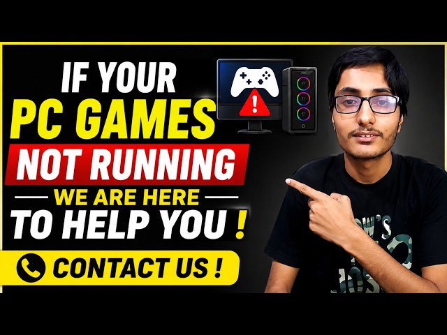 If Your PC Games Aren't Running, We're Here to Help | Contact Us!