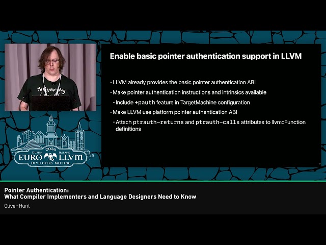 2026 EuroLLVM - What Compiler Implementers and Language Designers Need to Know About Pointer Auth...