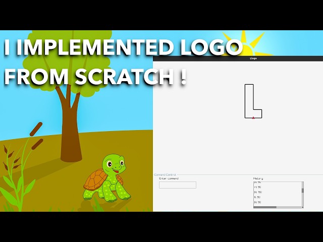A blast from the past: I implemented good old Logo from scratch using Raylib in C
