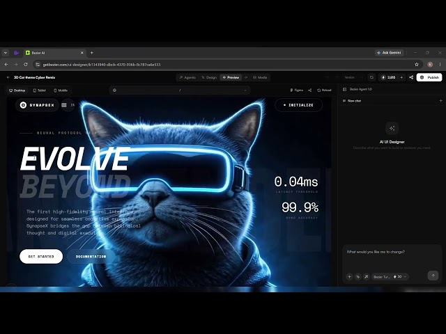 Build 3D AI Websites Without Coding | Complete Bezier AI Masterclass | No-Code Website Builder 2026