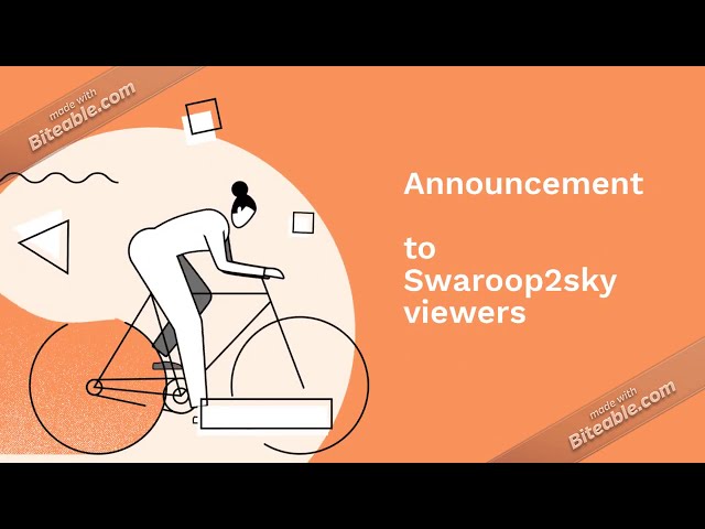 Announcement in Swaroop2sky || Must Watch || Swaroop2sky