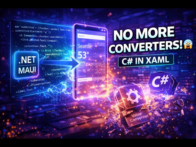 .NET MAUI – NO MORE CONVERTERS! 🔥 Clean MVVM Without ValueConverters (2026 Guide)
