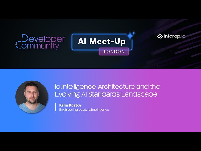 io.Intelligence Architecture and the Evolving AI Standards Landscape