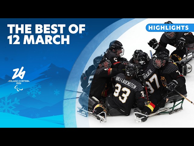 🔥 Highlights – The Best of 12 March at the Milano Cortina Paralympic Winter Games ❄️🇮🇹