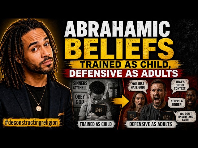 Abrahamic Beliefs Trained as Child, Defensive as Adults #deconstructingreligion