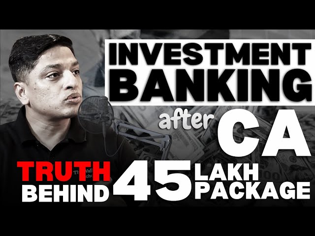 Why CA's can kill in Investment Banking? | Investment Banking Roadmap for CA's@thewallstreetschool​
