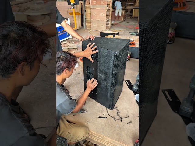 The T24's sound is loud and powerful #tutorial #speakerbox #woodworking