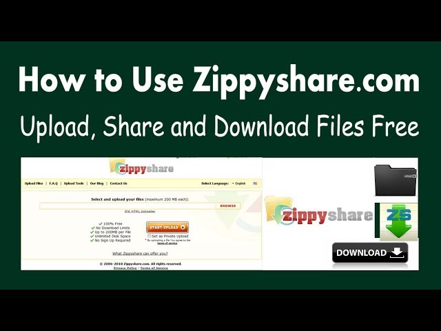 How to Use Zippyshare | Easy  Upload, Share and Download Files Free