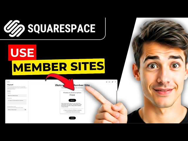 How To Use Member Sites In Squarespace (Full Guide)(2026 Method)